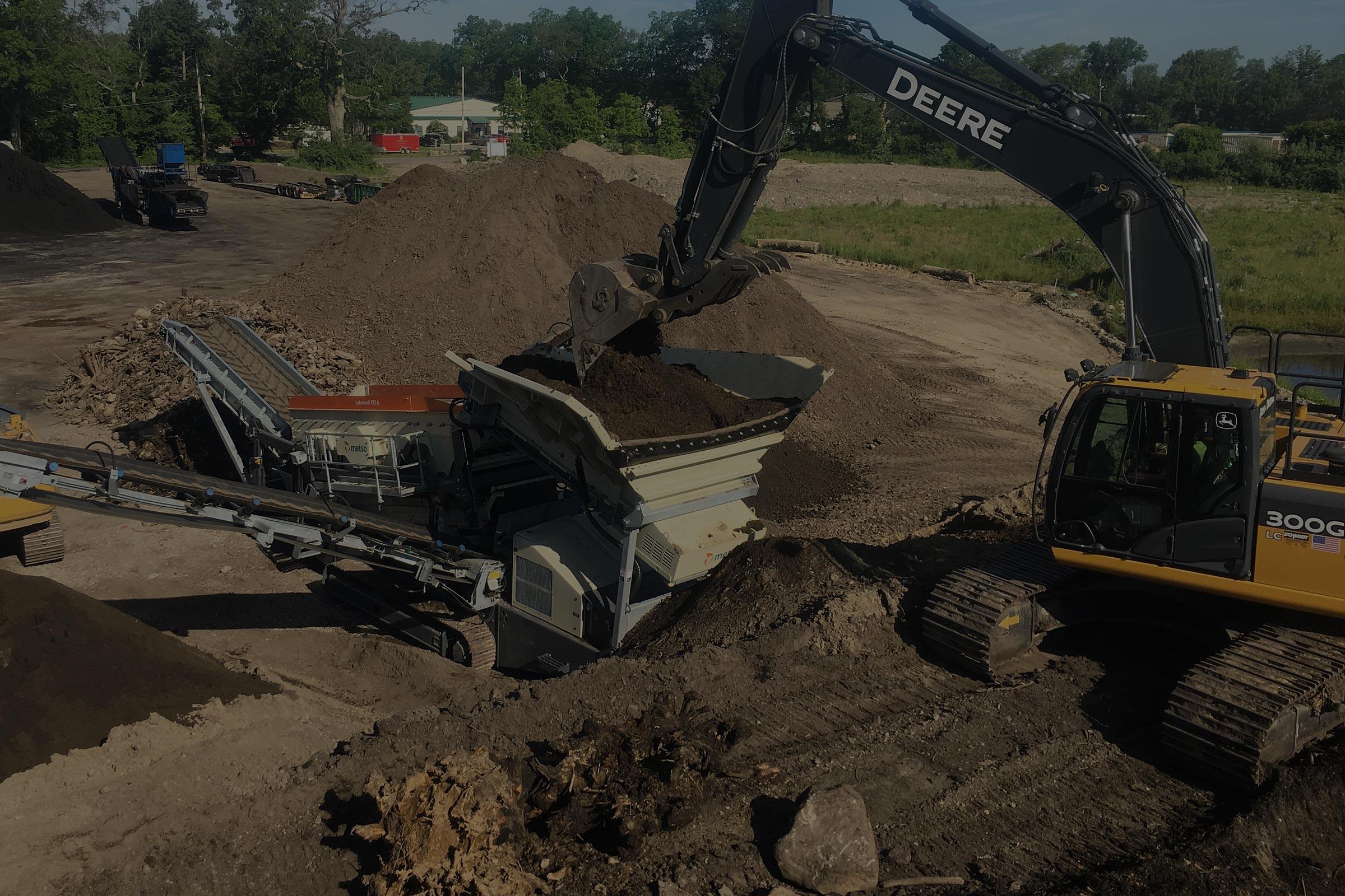 Wood Grinding, Screening, and Trucking